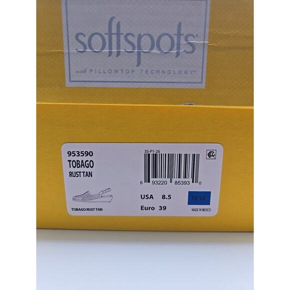 Softspots Women's Brown Woven Sandals - Picture 5 of 5